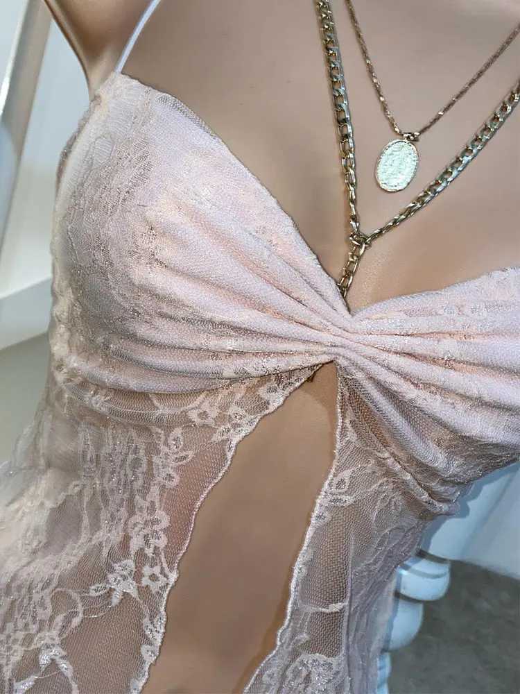 Flower crop top y2k aesthetic spaghetti shoulder strap sleeveless lace vest womens camisole vestXJ250508