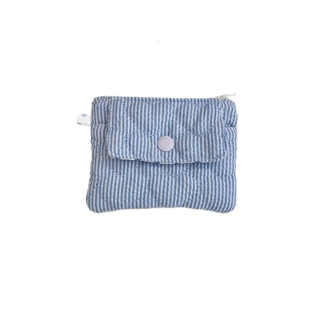 52141 Cute and compact card bag coin purse buckle zipper storage bag multifunctional organizing bag ID card bag