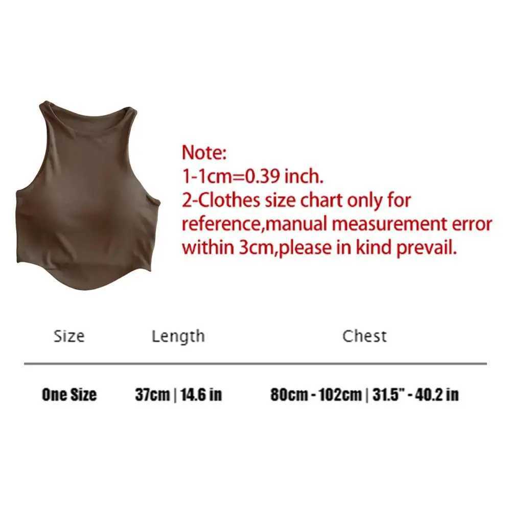 Womens Sports Tops Sexy Tank Top Summer Autumn Comfortable U Sports Bra Off Shoulder Sleeveless Camisole Ladies Slim UnderwXJ250508