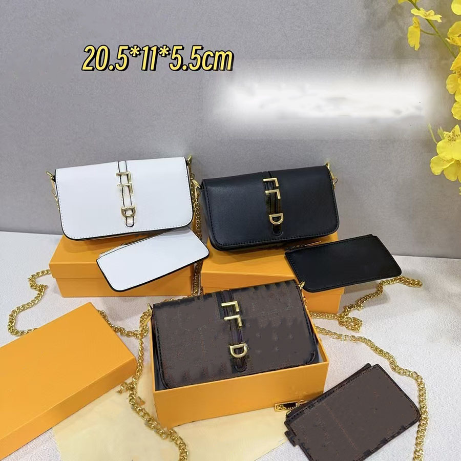 2025 Designer Bag New Fashion Single Shoulder Tote Underarm Bag Hundred Ladies Bags Outdoor Travel Classic Letter Style Slant Cross Chain Bags