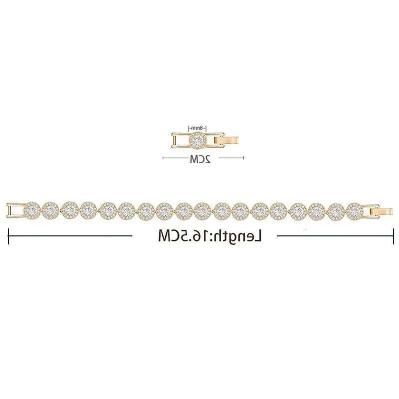 classic tennis necklace for women crystal dia iced out chain necklaces designer stainless steel plated gold jewelry woman luxe gift with box designer 