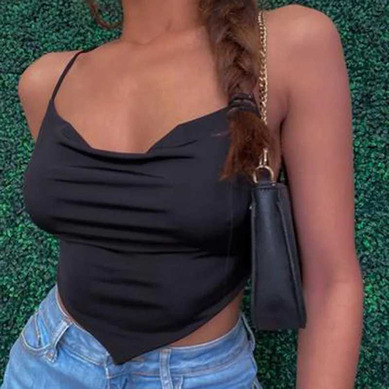 2023 Women Sexy Retro Crop Tops Purple Halter Backless Corset Tops Summer Sleeveless Tie Up Camisoles Wrap Bust Vest Y2k ClothesXJ250508