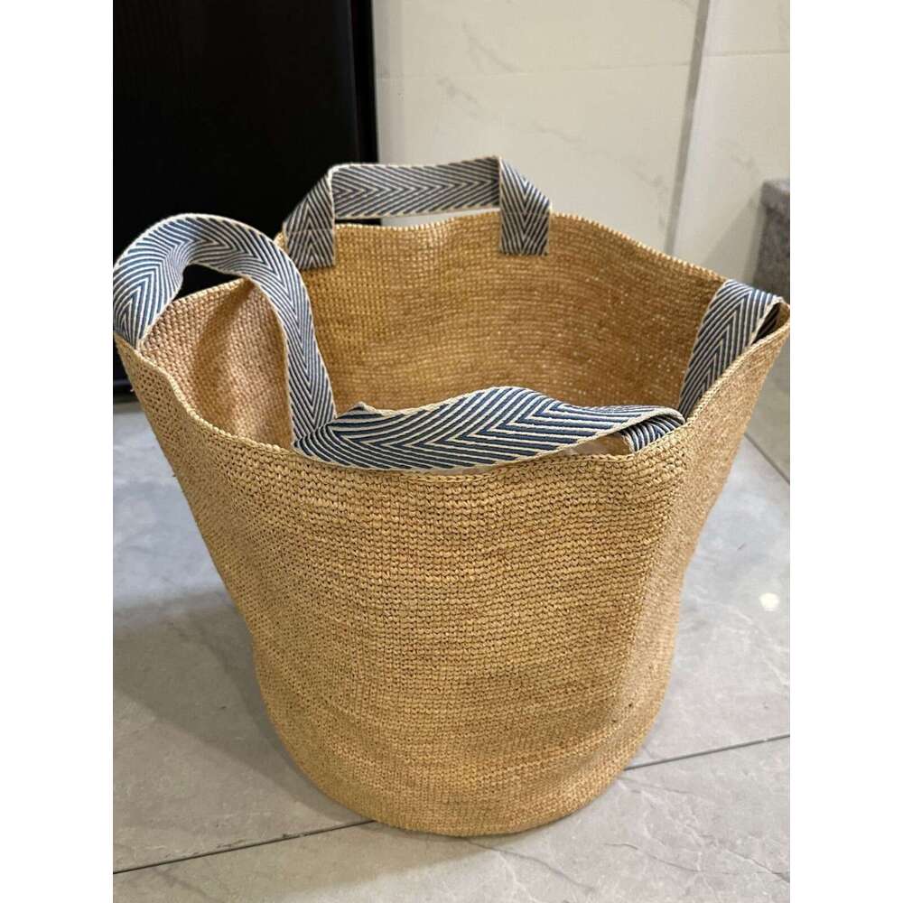 Beach Bag Large Capacity Woven Women S Versatile Hand Hook Lafite Grass Tote Crossbody Vacation Beach Bag Hand Held Bill Of Lading Shoulder Bag KQ
