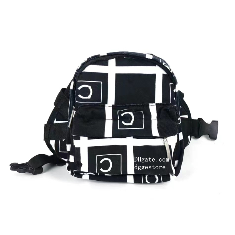 Designer Dog Snack bag Pet Self Carrier Adjustable Travel Hiking Walking Harness Backpack for Small Medium Dogs Black S(Fit:6-60lb) K23 Free shipping