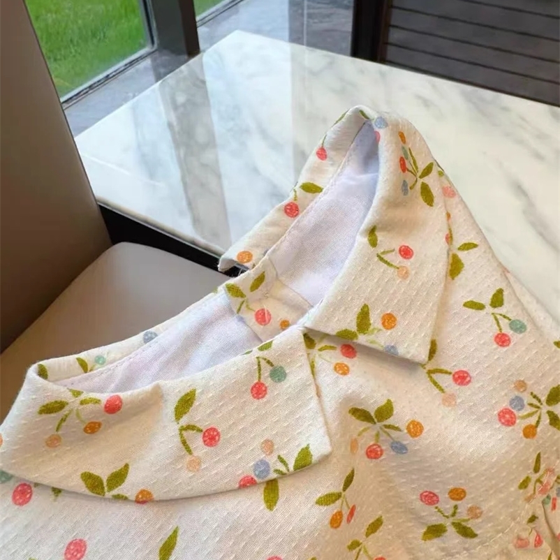 Girls Clothes Summer Fashion Kids T Shirts Toddler Flower Girl Dresses Party Casual Princess Children Clothing 250508