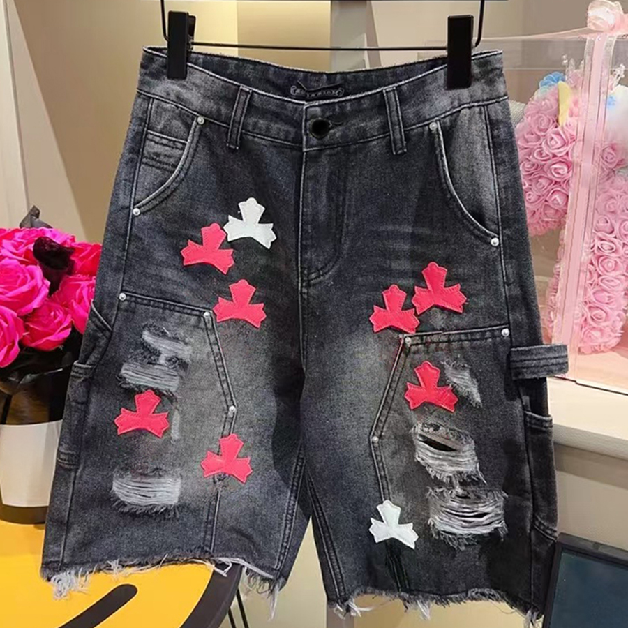 Women Pants Hotty Ladies Letter High Quality Hot Shorts Design Retro Streetwear Casual Sports Summer Jeans XJ260206