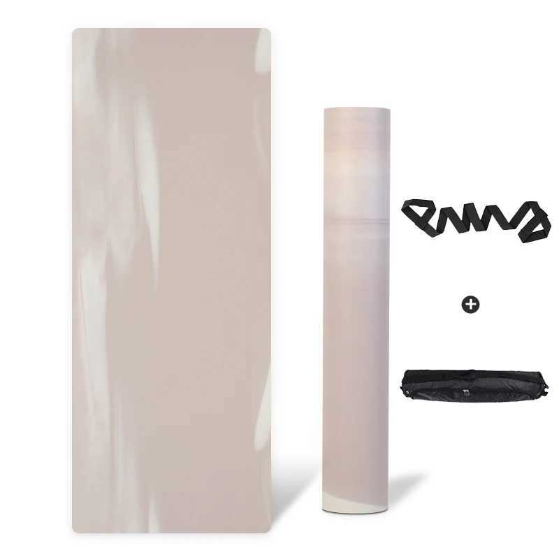 Multi functional organic biodegradable yoga mat best grip environmentally friendly PU rubber fitness mat Tapis De sports fitness mat manufacturerXJ250