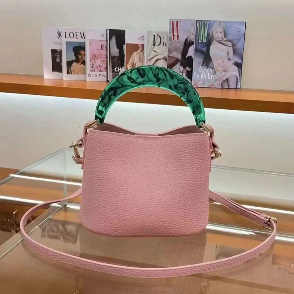 Designer Bag 2025 2024 New Fashion Simple Shoulder Crossbody Bagsbrand Design High Quality Genuine Leather Hand-Held Bucket Bag For Women Luxury Bag