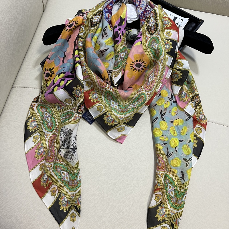 Womens Silk Square … - image