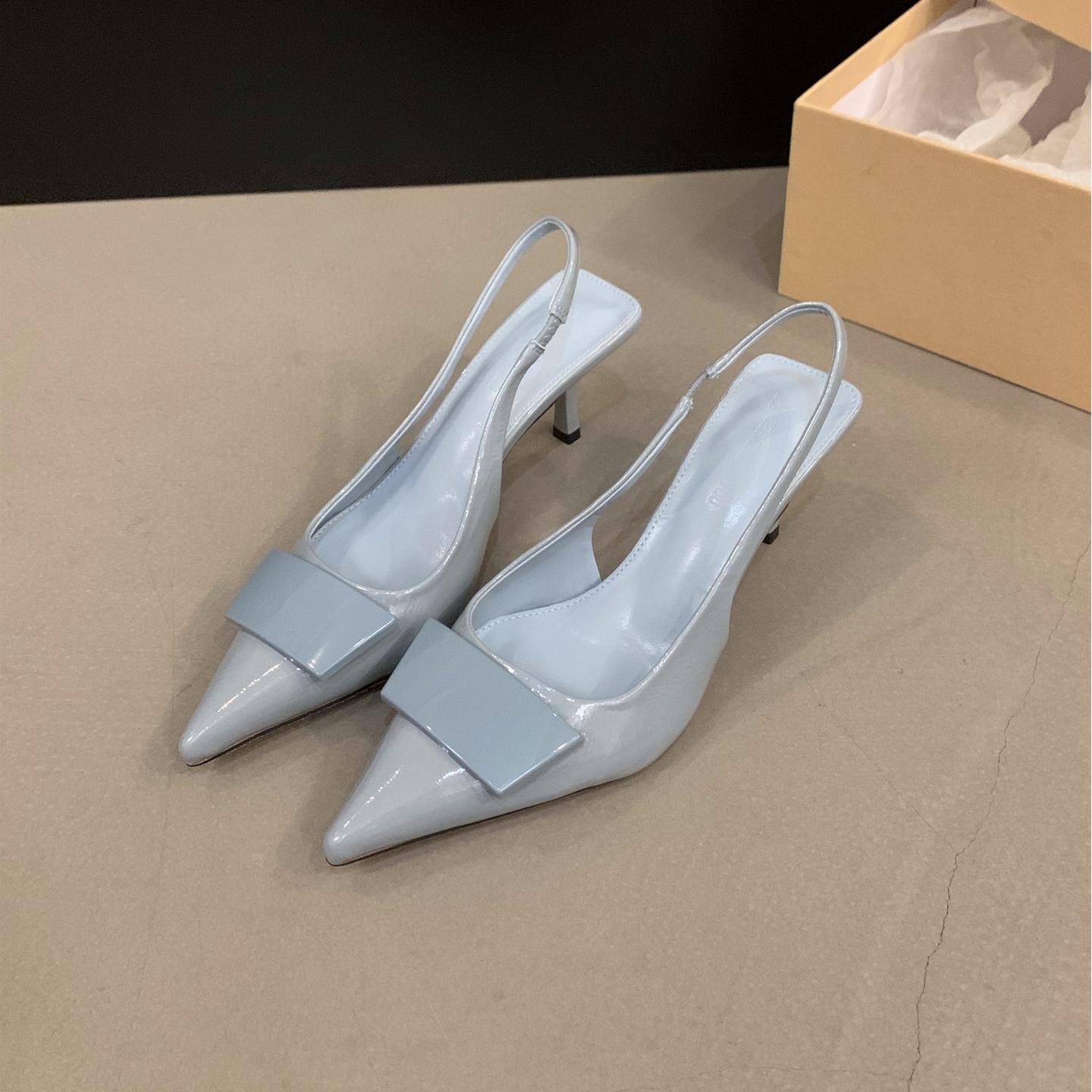 2025 new hot Free shipping Women High Heels Sandals Sexy Pointed Toe Dress Party Shoes Summer Slippers Designer