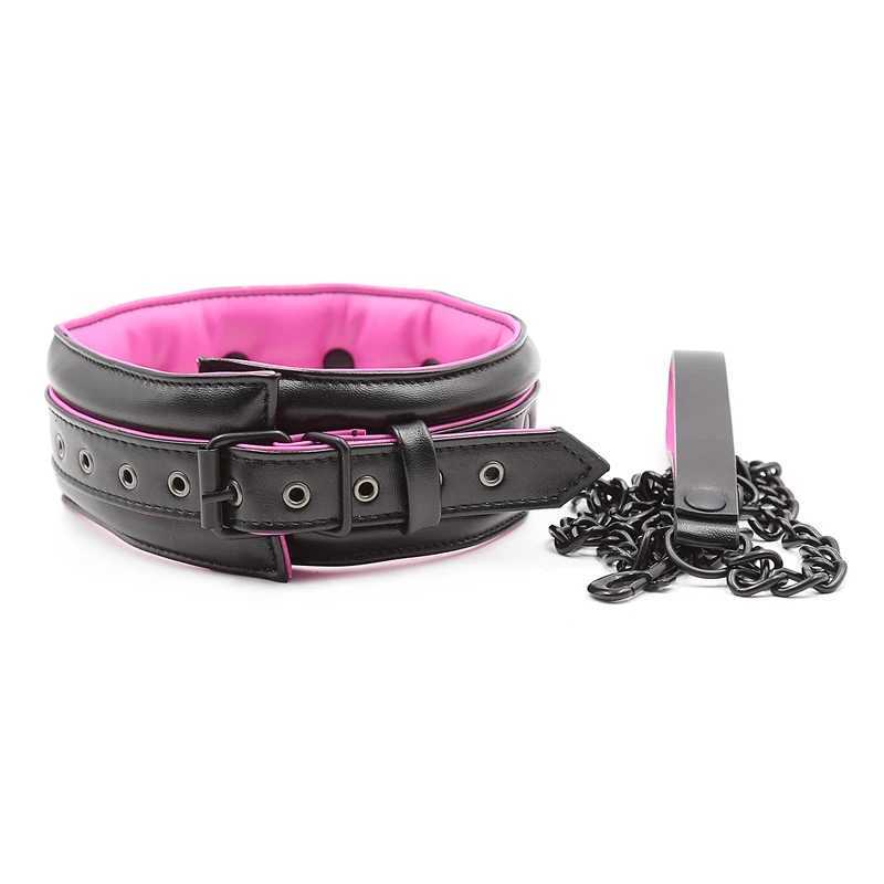 Sex Couple Leather Bdsm Bondage Set 3pcs Restraints Collars Ankle Cuff Handcuffs For Sex Bondage Set Sex Toys For Women Adults W250509