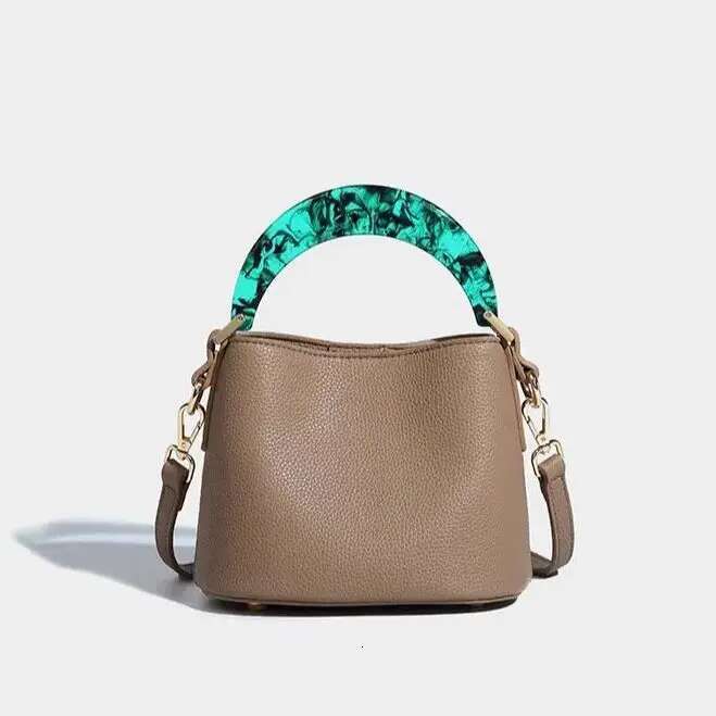 Designer Bag 2025 2024 New Fashion Simple Shoulder Crossbody Bagsbrand Design High Quality Genuine Leather Hand-Held Bucket Bag For Women Luxury Bag