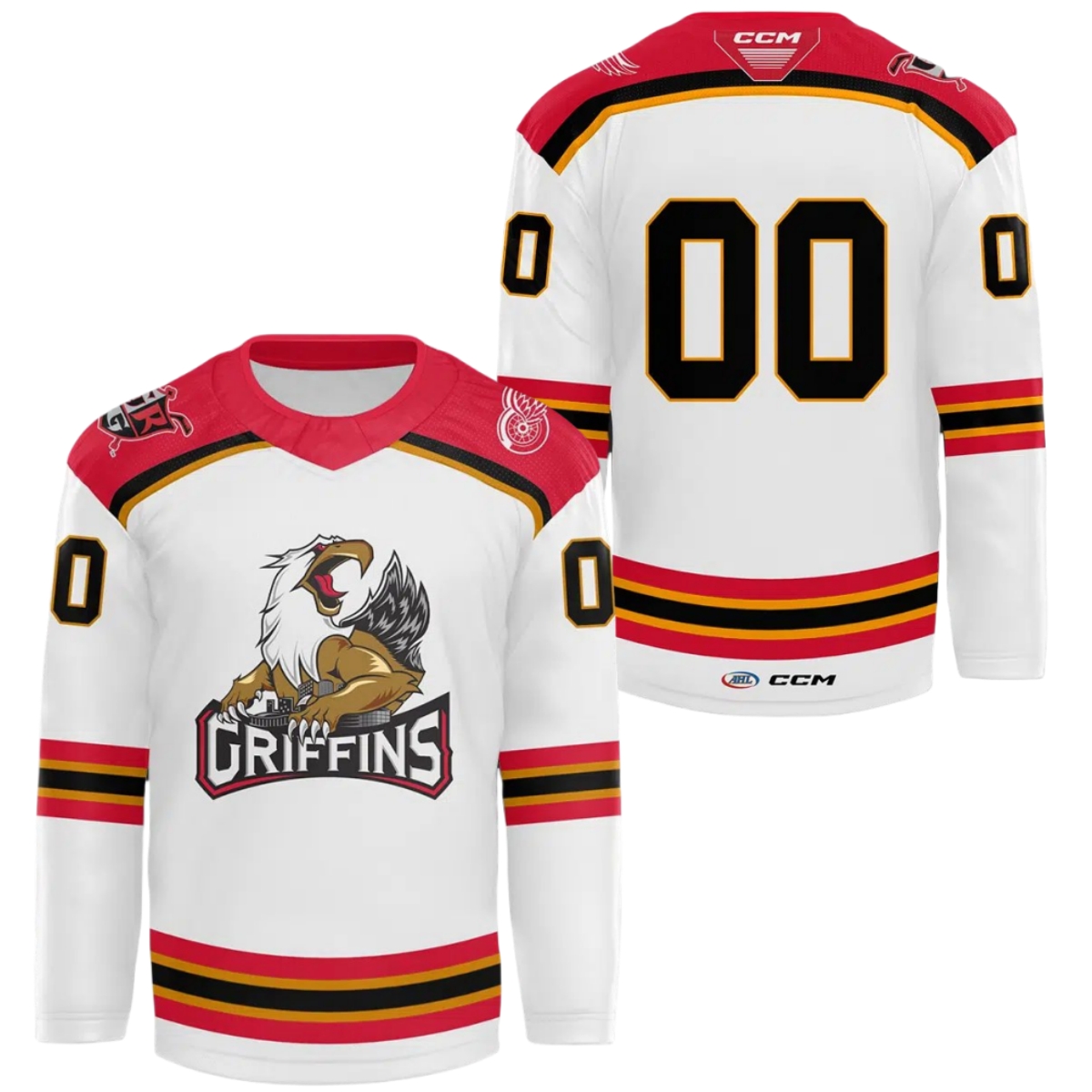 AHL Grand Rapids Griffins Hockey Hockey Jerseys Custom ANY NAME NUMBER