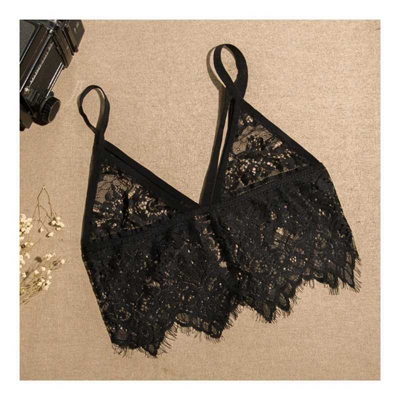 Sexy Women Summer Tops Spaghetti Strap Ladies Camisole Lace Bralette ClubwearXJ250508