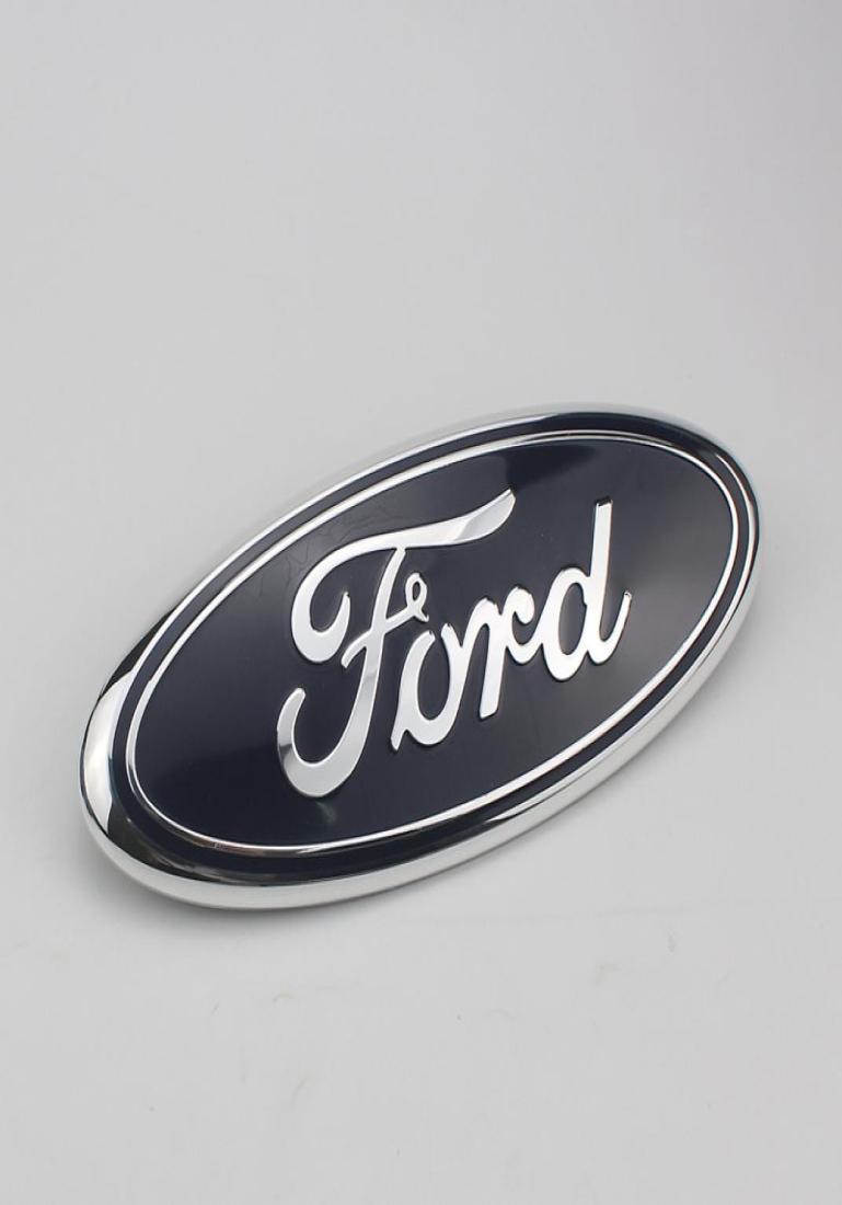 FIT For Logo 9 Inch Front Hood Bonnet Emblem Badge and Rear Trunk Sticker F150 F250 Explorer auto Logo1489665
