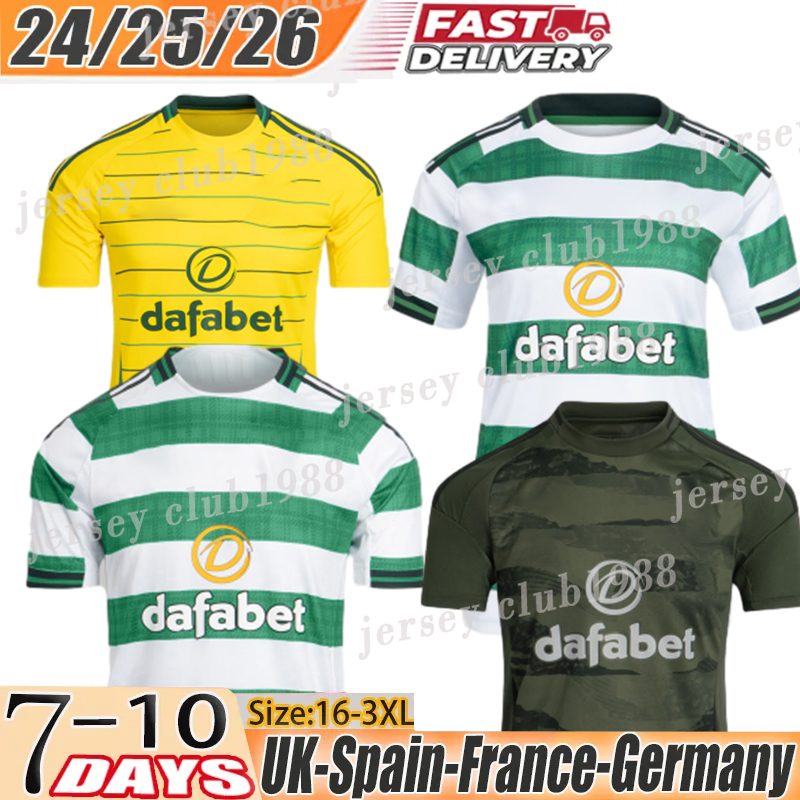 celticfc jersey Football Shirt cfc jersey Nicolas Kuhn Jersey Adam Idah Cameron Carter-Vickers celticfc jersey 25 26 kids fans maillot