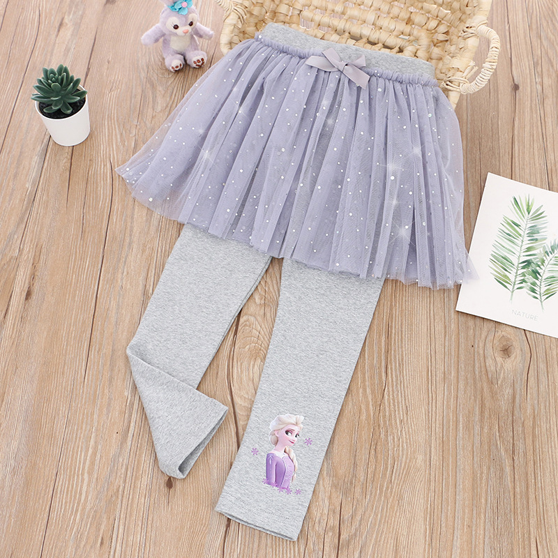 DISNEY Frozen Elsa princess kids designer clothes baby girl kids clothes Girl clothes cartoon cotton Soft fabric Design without labels.