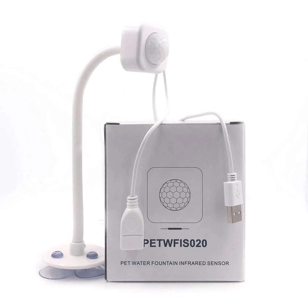 New Automatic Pet Water Dispenser Motion Sensor Filter Fountain Universal Infrared USB Powered Detector Dog Cat Accessories
