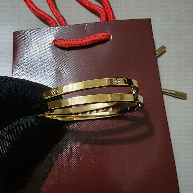 Classic Narrow Couple Bracelet Designer Bracelet Wedding 18K Gold Bracelet Women Mens Bracelet High Quality Designer Jewelry