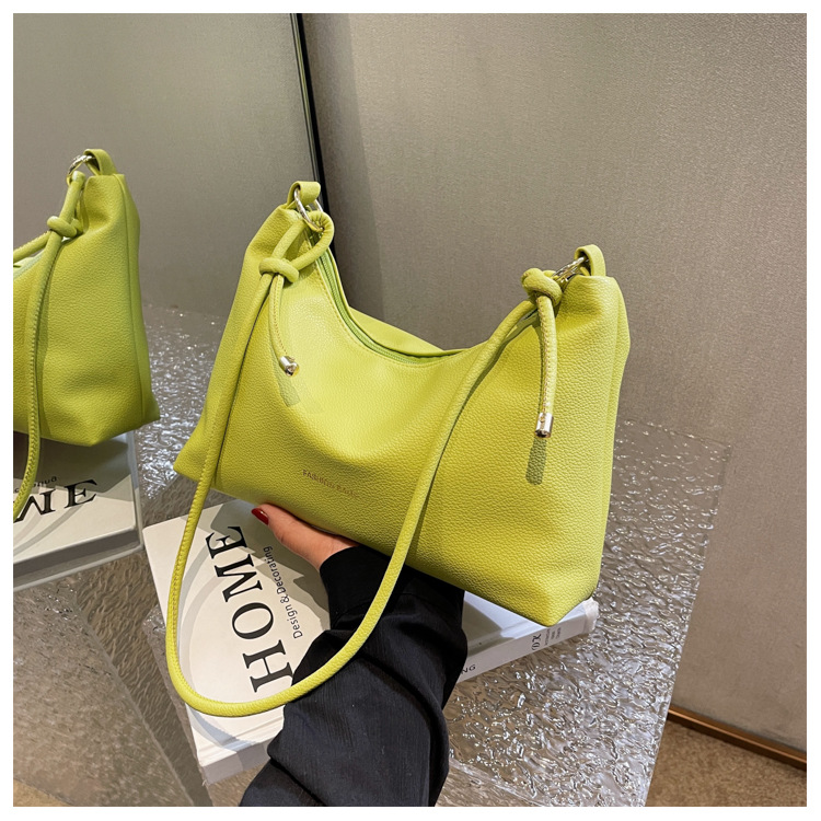 Chic 2025 Minimalist Shoulder Bag - Korean Style Solid Color Crossbody Tote, Women's Large Capacity Work Bag with Top Handle Luxury Texture