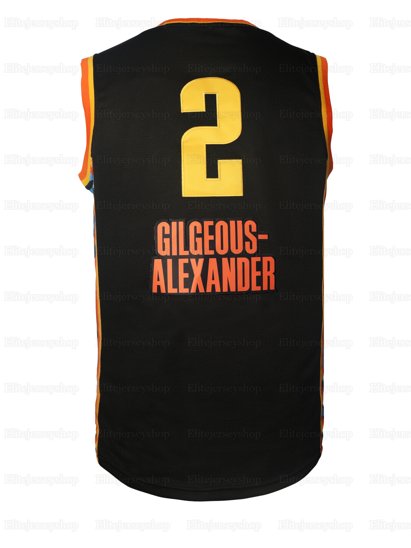 Custom Basketball Jersey 2 Shai Gilgeous-Alexander Luguentz Dort Ousmane Dieng Alex Ducas Adam Flagler Isaiah Hartenstein Chet Holmgren Dillon Jones M