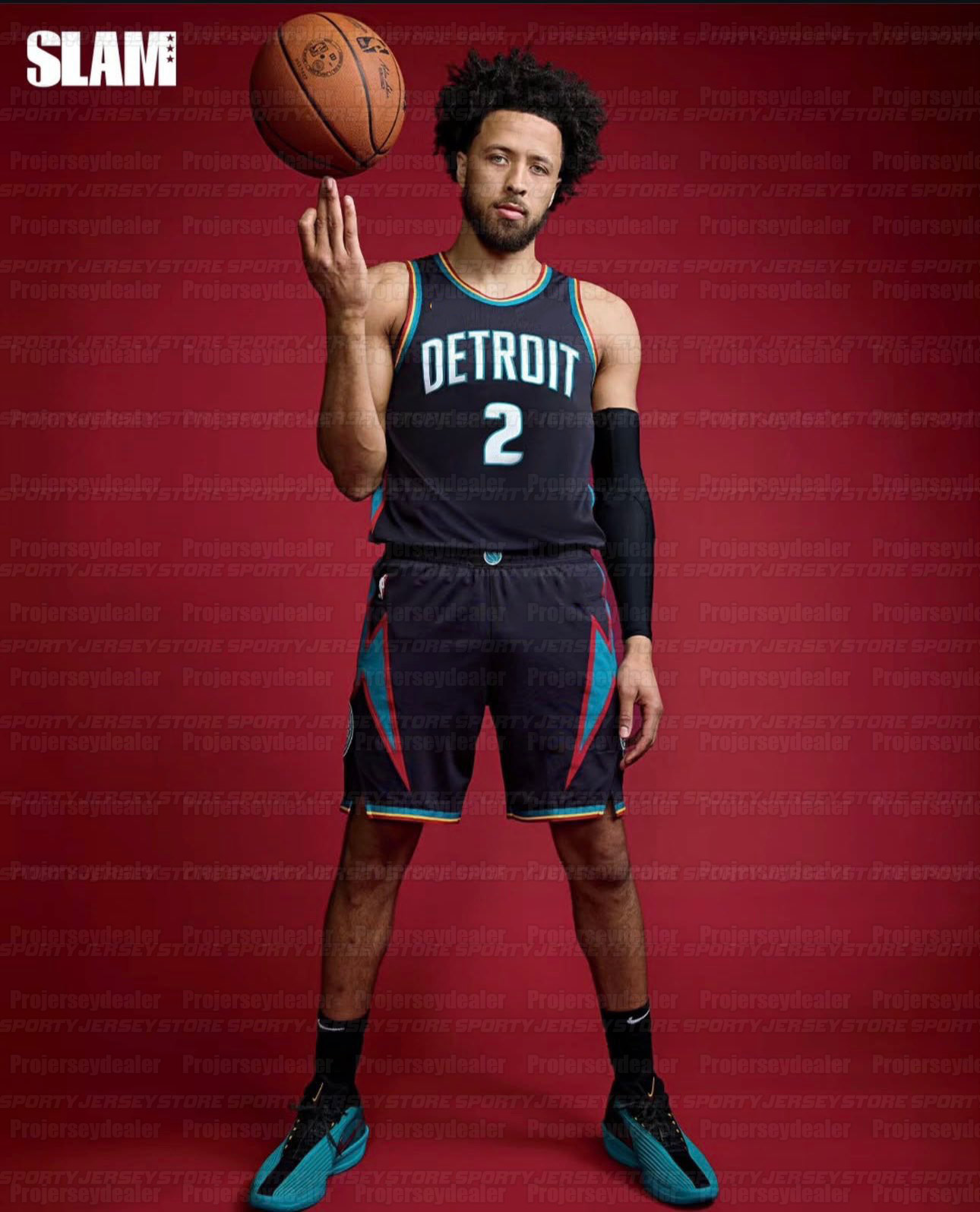 Custom Jersey Cade Cunningham 2025-26 City Jersey Jalen Duren Jaden Ivey Paul Reed Ausar Thompson Isaiah Stewart Malik Beasle