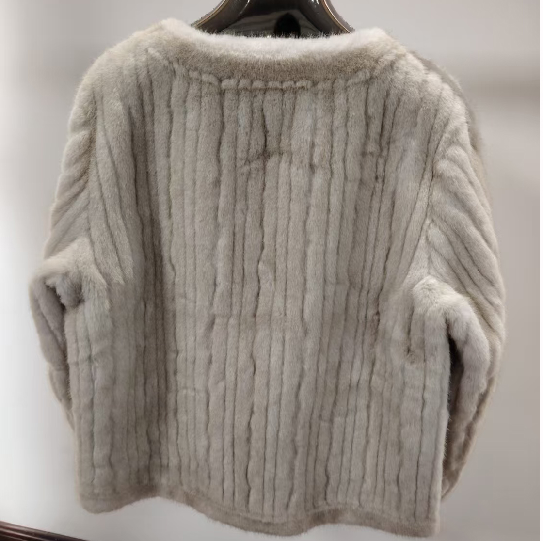 Elegant Women's Velvet Faux Fur Coat for Cold Weather - Stylish & Warm