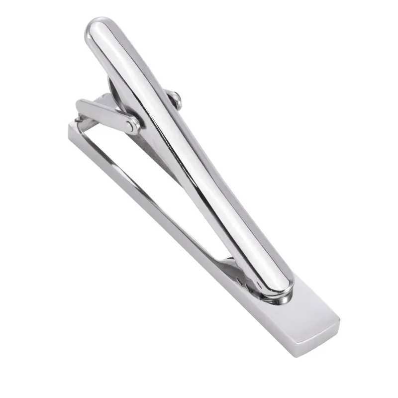 Stainless Steel Tie Clip Men Women High-end Fashion Minimalist Suit Shirt Crystal Wedding Anniversary Clothing Accessories Gifts M250508