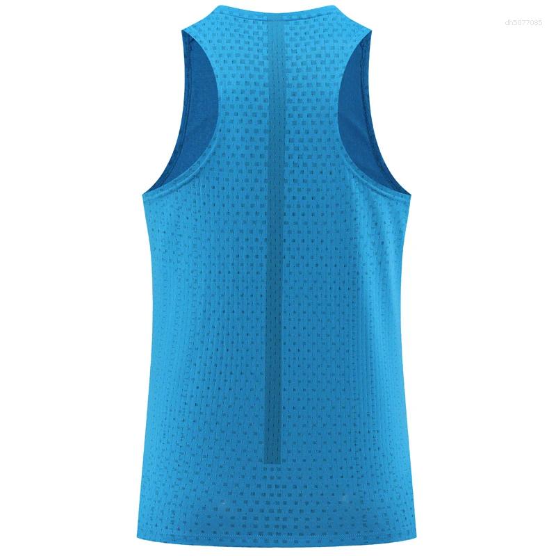 Men's tank top Gym Quick Drying Mesh Vest Breathable t shirt Summer Cool Beach Travel Undershirt Basketball Training Fashion Running shirts