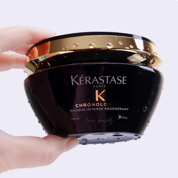 KERASTASE Hair Repair Mask 200ml Black Diamond Hair Mask CHRONOLOGISTE MASQUE INTENSE REGENERANT Moisturizing Hair Care Tools