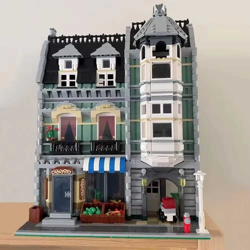 2025 Creatoring Expert Brick Bank Detectives Assembly Square Model MOC Street View Building Blocks Toys 10255 10251 10211 10185 X2505091
