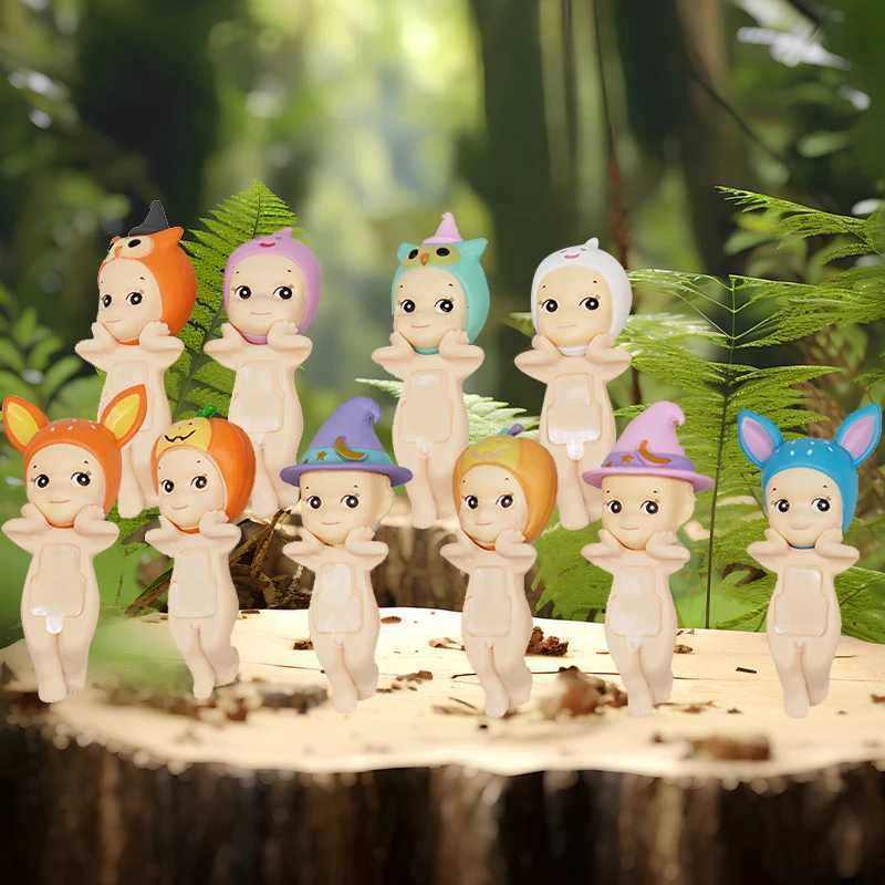 Hippers Blind Box Mystery Box Decorative Mini Figure Halloween Series Dolls Fans Children Christmas Birthday GiftsXJ250509