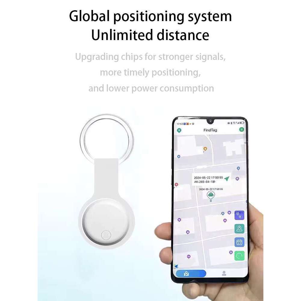 mini air tag gps ios android pet tracker historical track query bluetooth antilost device for pets and valuable