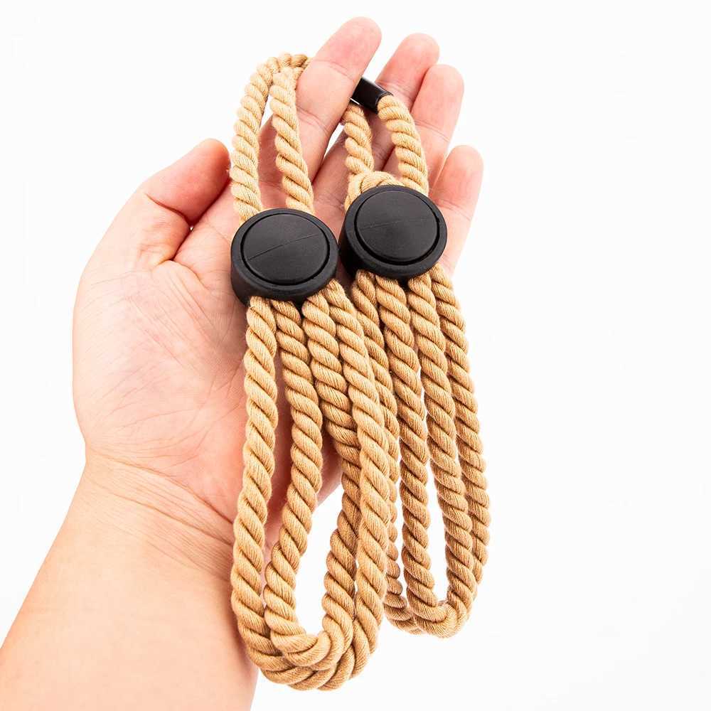 Adjustable Rope Handcuffs for Couple Fetish Hand Shackles BDSM Binding Toys Sex SM Restraints Erotic Bondage Cuffs Adult Games W250509