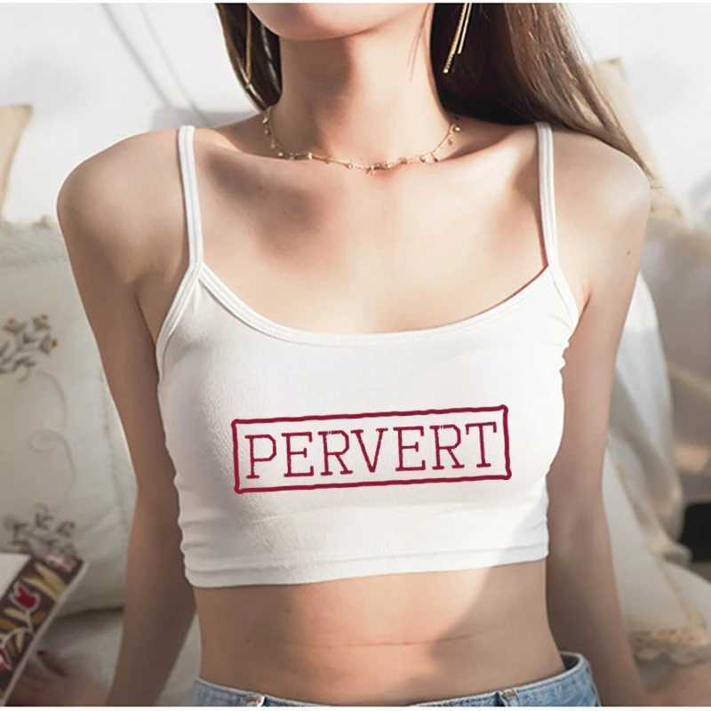 Pervert Camis backless Camisole summer crop womens sexy top seamless sleeveless vest womens top Camison VeranoXJ250508