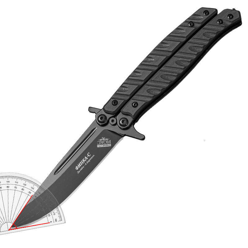 Butterfly Folding Multi functional Outdoor Portable Wilderness Survival Fruit Knife