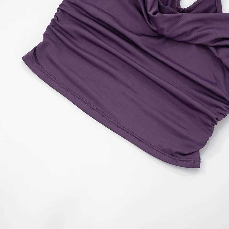CUTENOVA Solid Color Hottie Girls Low Cut Tank Top Pleated Cross Backless Hollow Out Short Camisole Tank Top Womens Summer NewXJ250508