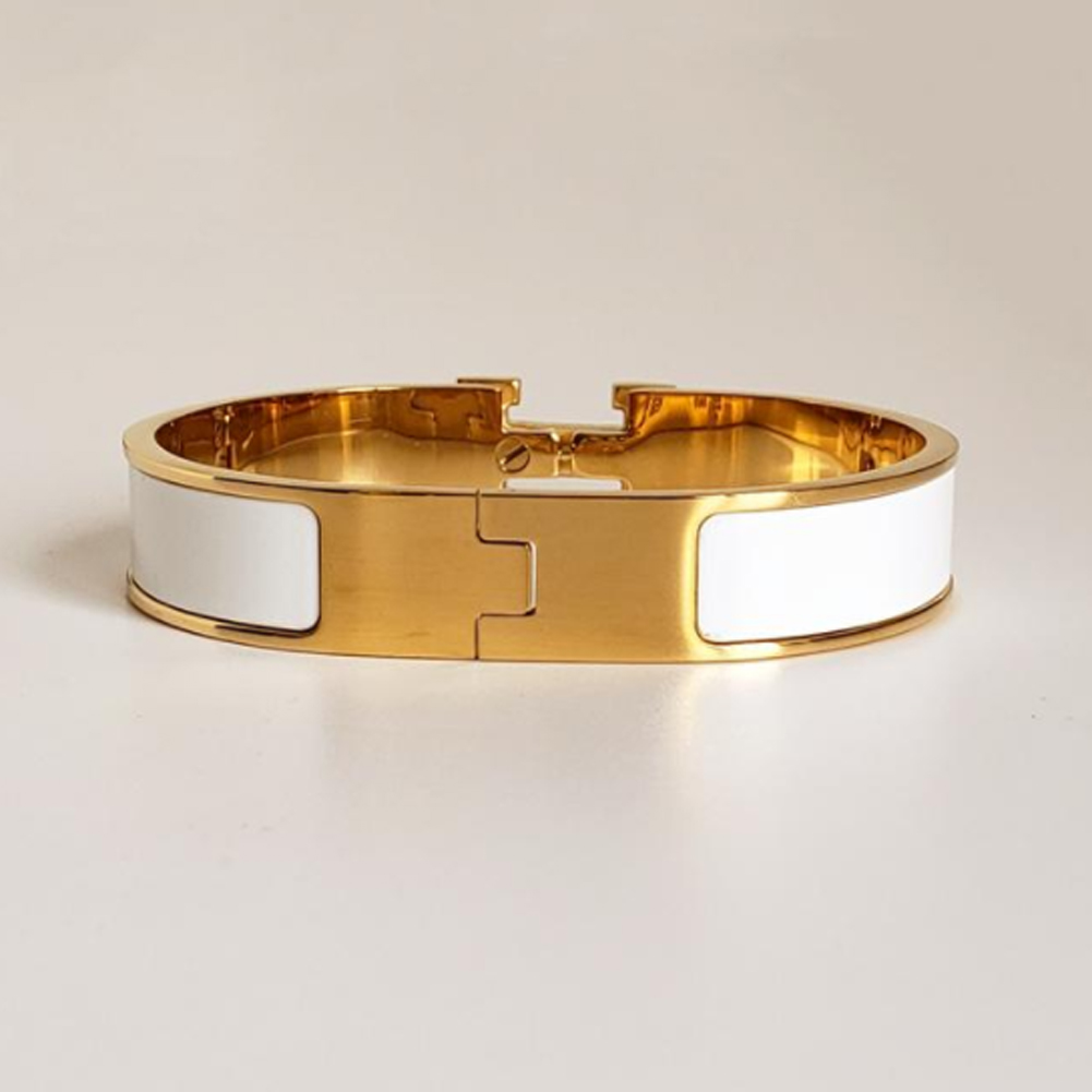 Width 12mm Bangle stainless steel gold Designer Bracelet fashion jewelry men and women bracelets Wedding Size 17,19cm