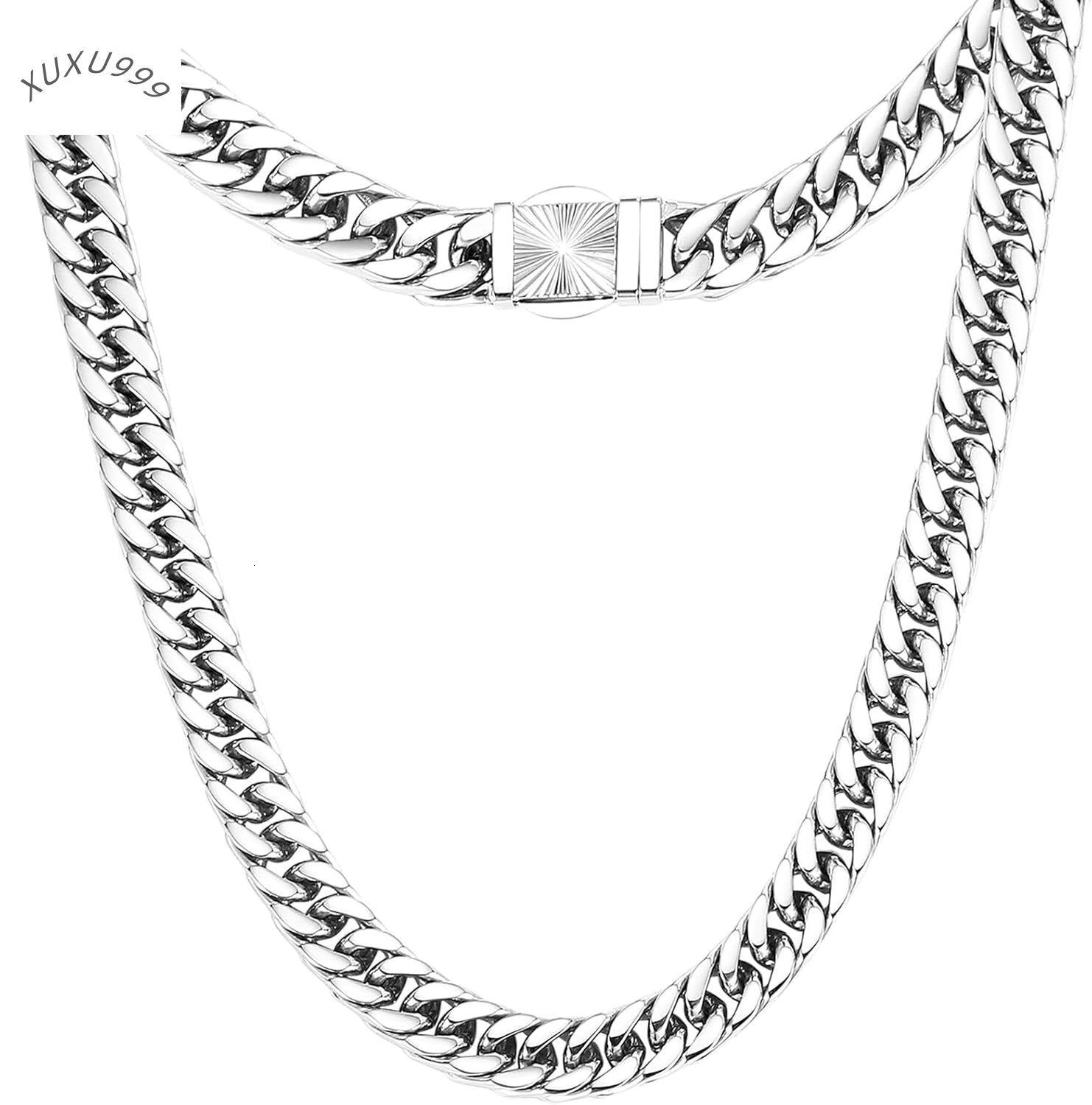 Iced Chains Big 18Mm 18Inch Silver Vvs Wholesale 6Mm Moissanite Ken White Gold Cubic Zirconia Cuban Link Chain With Pendants