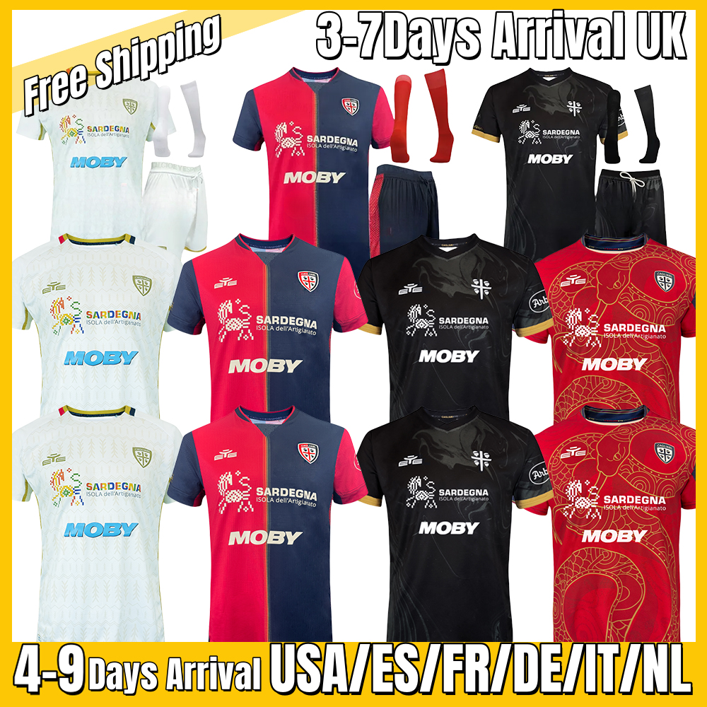 24 25 Cagliari Soccer Jersey 2024 2025 LAPADULA PAVOLETTI football jersey ZAPPA AZZI OBERT JANKTO 03 04 05 Football Shirt RETRO 2003 2004 Maglia da calcio Men S-4XL