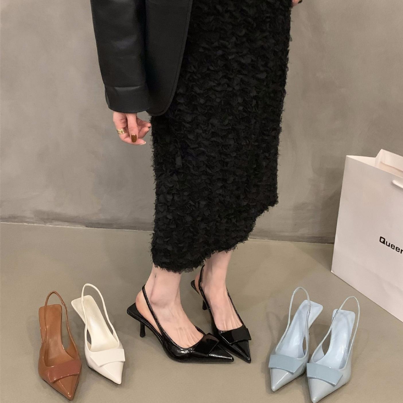 2025 new hot Free shipping Women High Heels Sandals Sexy Pointed Toe Dress Party Shoes Summer Slippers Designer