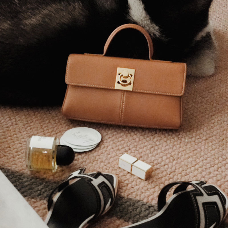 High Quality New Style Free Delivery Designer CAFUNE Stance Wallet Small Classic Elephant Grey Handbag Diagonal Straddle Bag