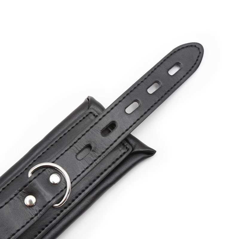 Leather Handcuffs Ankle Cuffs Bdsm Sex Toys For Men Women Adult Games Bondage Restraints For Couples Sexy Accessories W250509