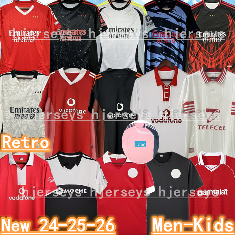 25 26 BeNfIcAs DI MARIA Soccer Jerseys 72 73 75 94 95 99 02 03 04 09 10 14AKTURKOGLU PAVLIDIS KOKCU BESTE AMDOUNI FLORENTINO A.CABRAL mens kids kit Concept football shirts