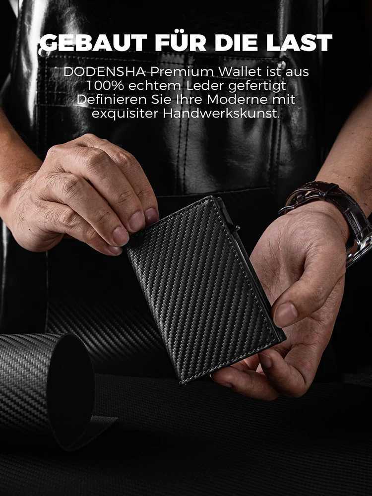 YATBEST Mens Wallet with Zipper Replacement Bag Card Clip Ultra Thin Magnetic RFID Anti theft Brush Aluminum Box Card Bag Z250509