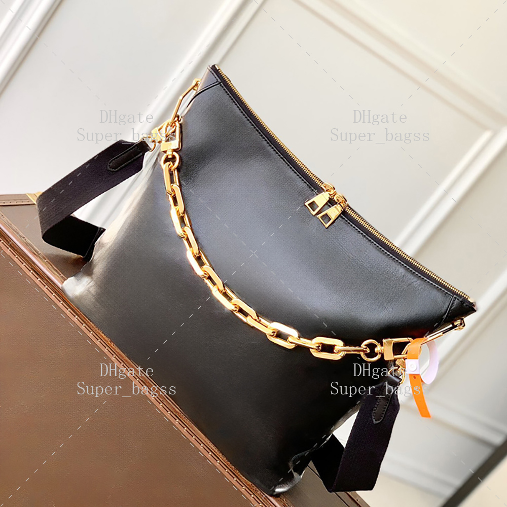 Hobo - MM handbag 38CM Luxury designer bag really leather Chain Bag Mirror quality shoulder bag with box LC08A1