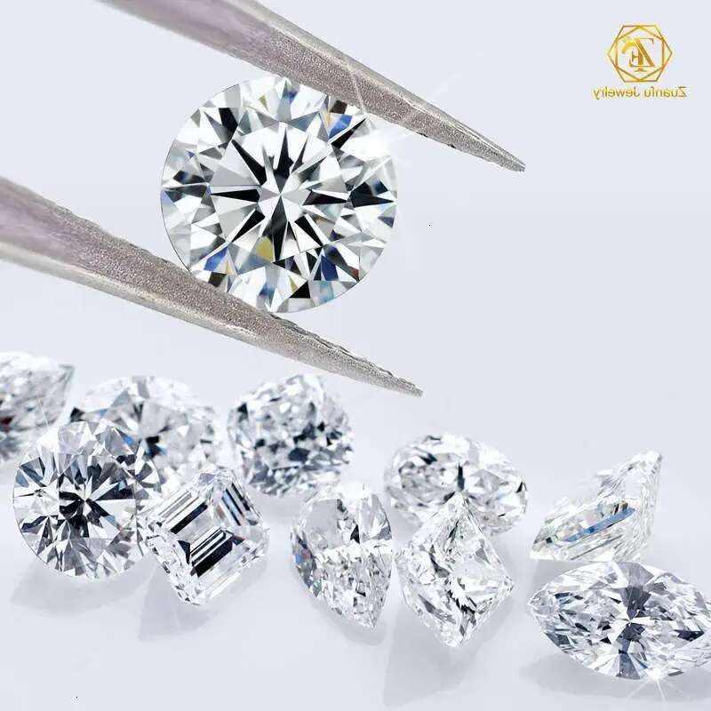Screwback earring 3mm-13mm piercing jewelry 4 prongs set CVD HPHT lab grown stud in VVS1 radiant designer bag
