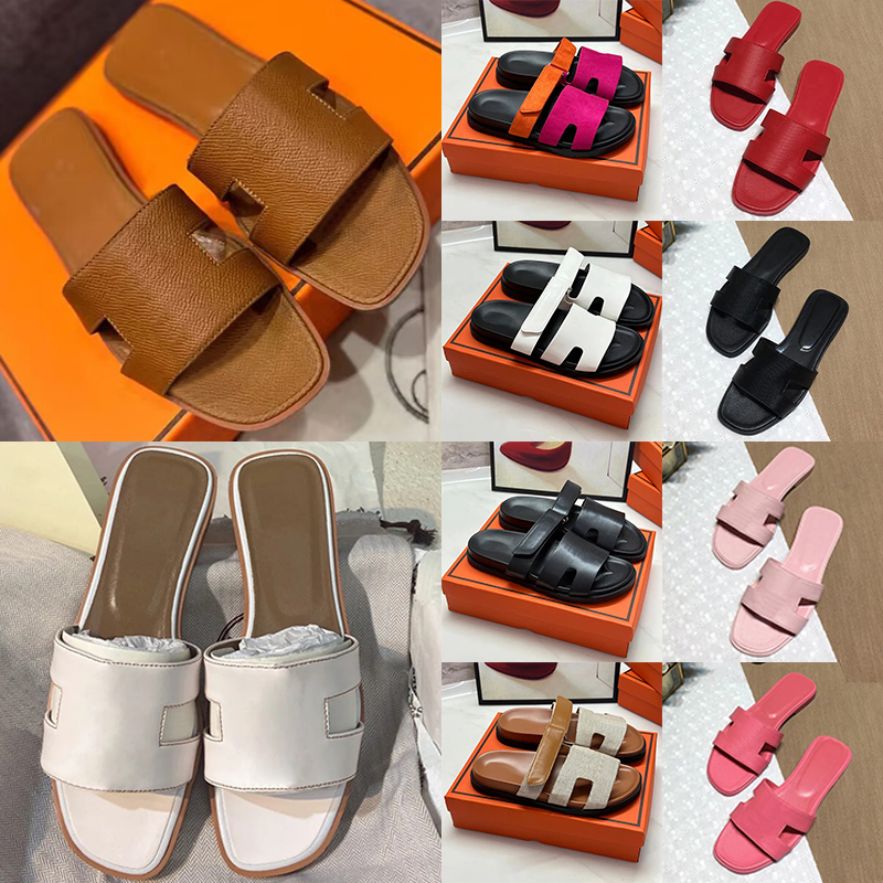 free shipping shoes designer slippers women platform sandals flat slides women slides shoe black white khaki womens ladies sliders outdoor sandal sandalias oran