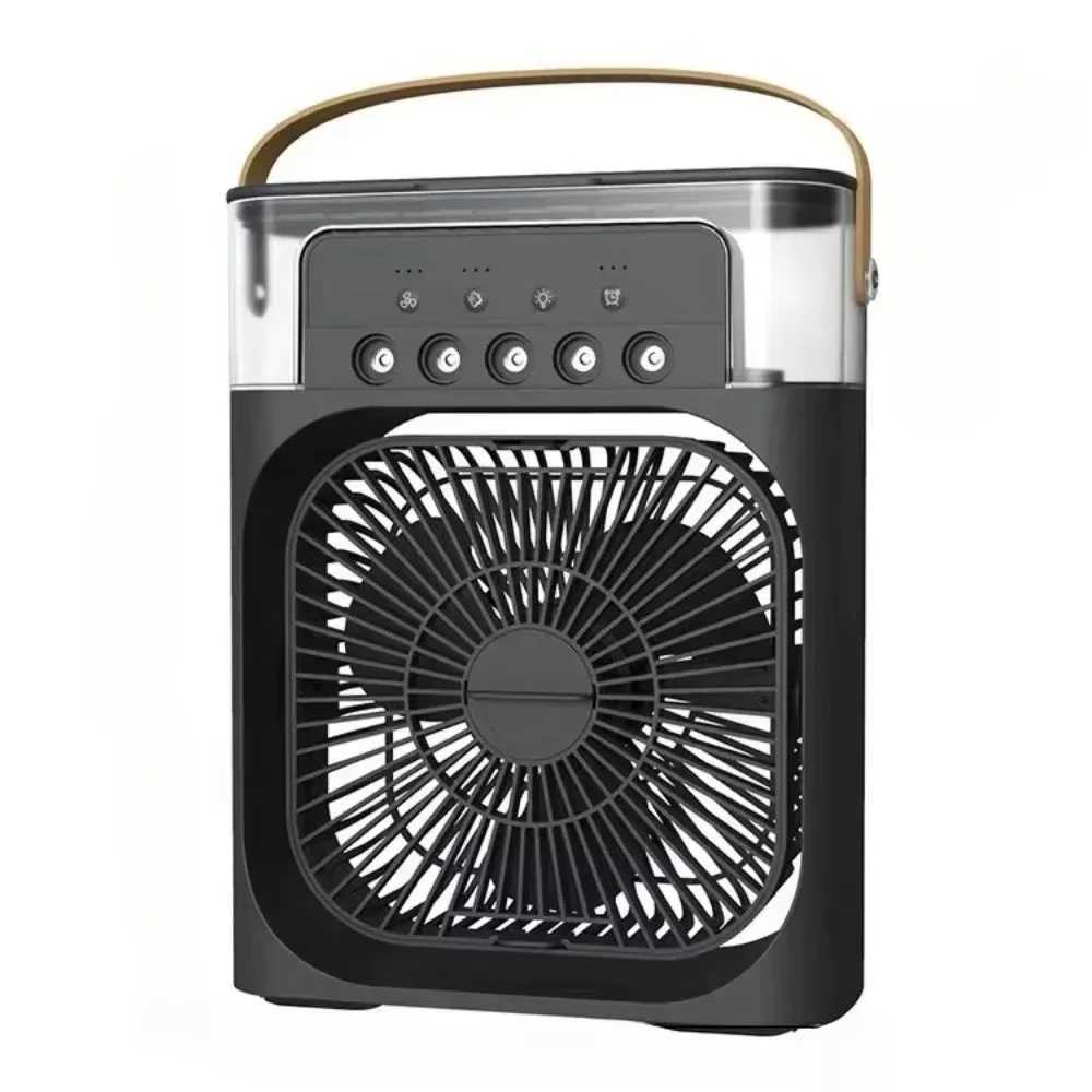 Summer Cooling Fan Desktop Humidifier New Five-hole Spray Fan USB Portable Practical Hydrocooling Indispensable Chiller Office X250508