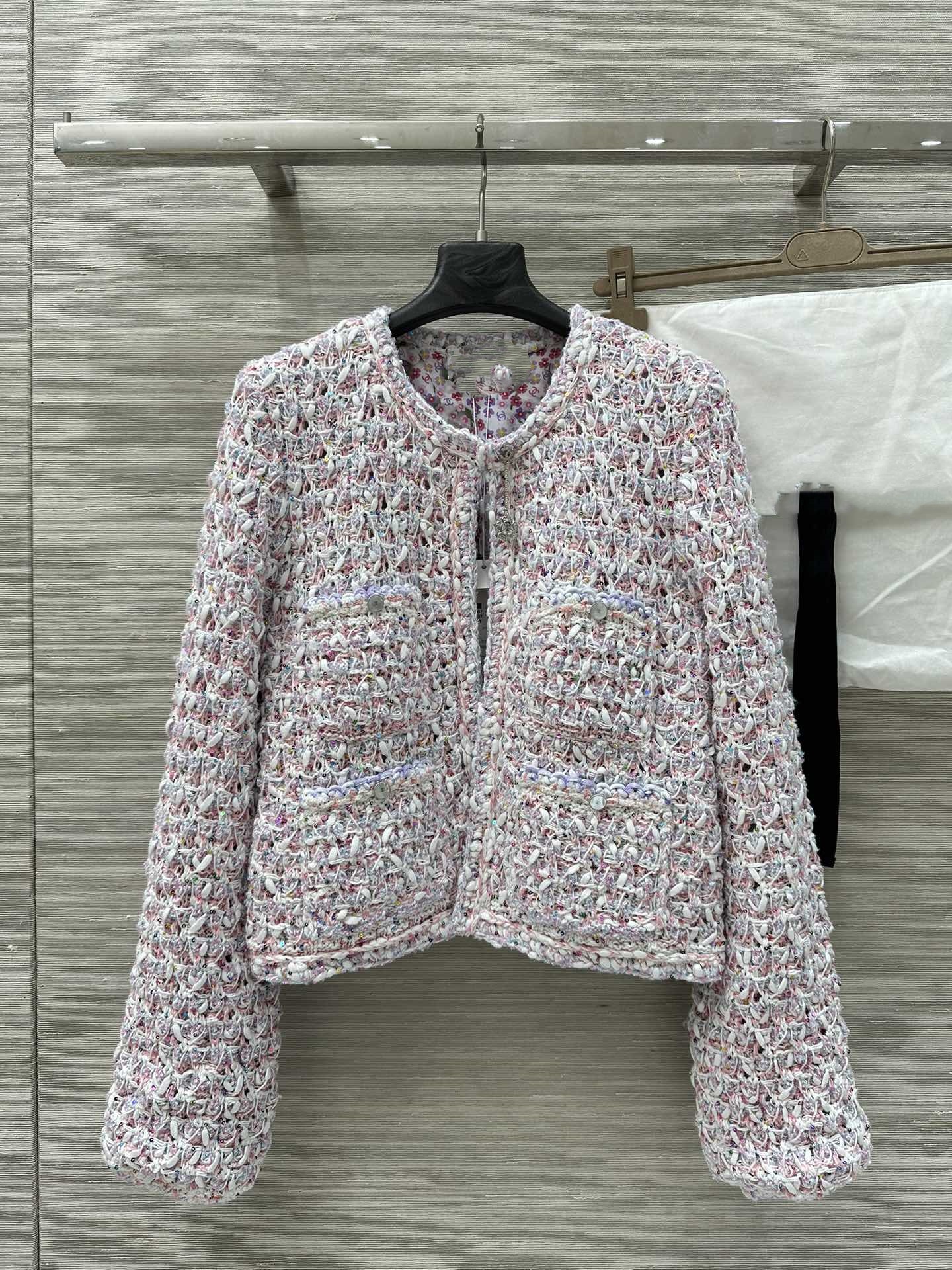 2026 Designer Autumn/Winter New Colorful Macaron Cardigan Top Breathable and Comfortable for Women